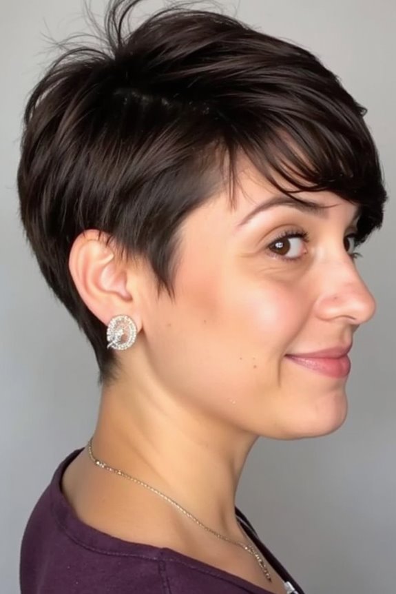 15+ Chic Pixie Cuts That Complement Chubby Faces for 2025 33 chic volumized side part pixie