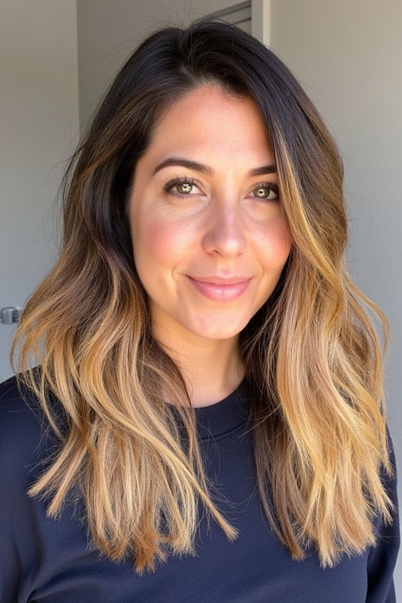 Top 40+ Short, Ombre Hair Color Ideas Trending Now in 2025 47 chocolate brown blonde ombre