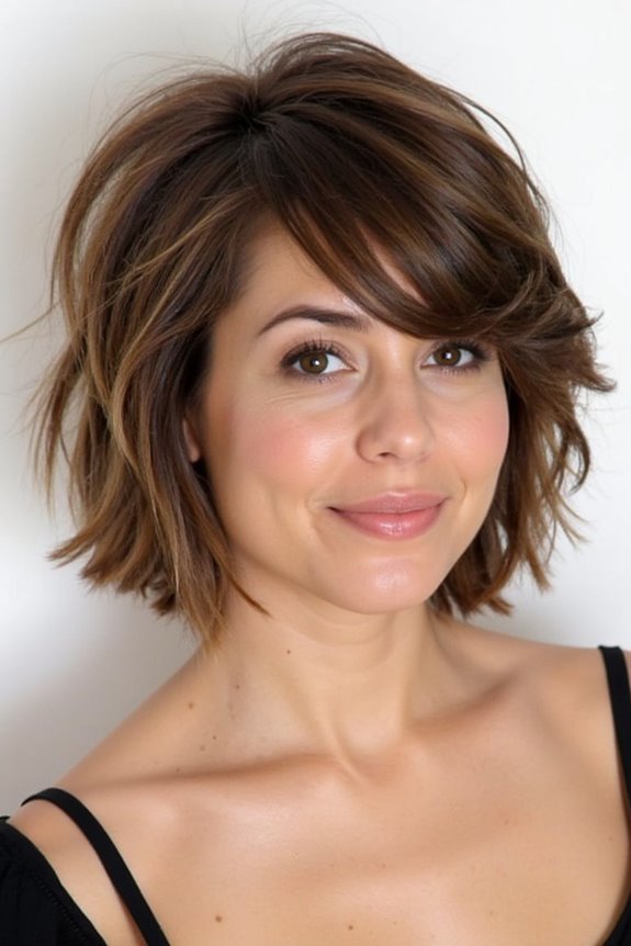 32+ Cutest Short Shaggy Haircuts for Fine Hair to Look Fuller in 2025 92 choppy bangs for short shags