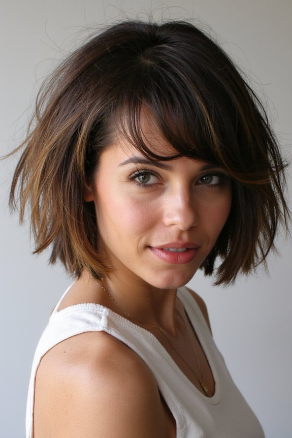 50+ Modern Short Choppy Haircuts Women Are Getting in 2025 133 choppy bob with bangs