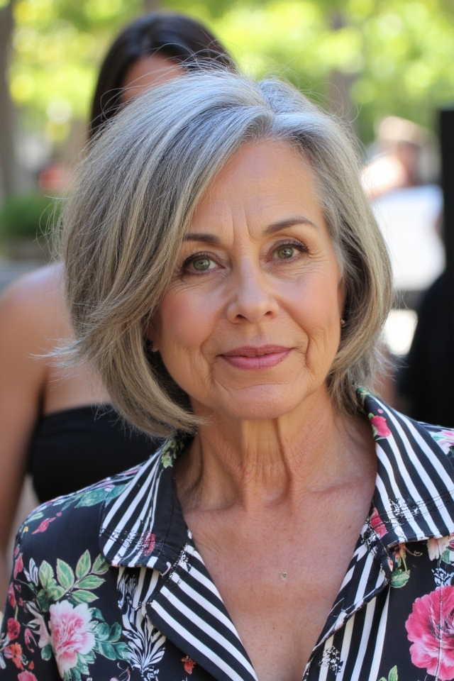36+ Incredible Short "Choppy" Haircuts for Women Over 60 in 2025 67 choppy bob with curls