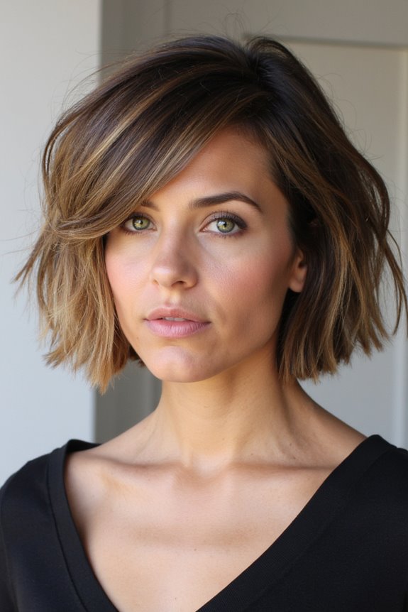 40+ Fantastic Short, Choppy Bob Haircuts for a Modern Look in 2025 25 choppy bob with highlights