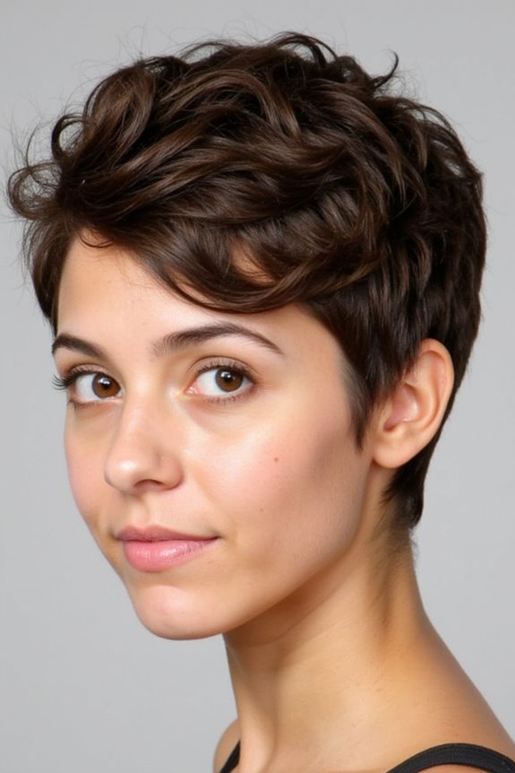 50+ Types of Choppy Pixie Cuts Women Are Asking for This Year 2025 125 choppy curly pixie cut
