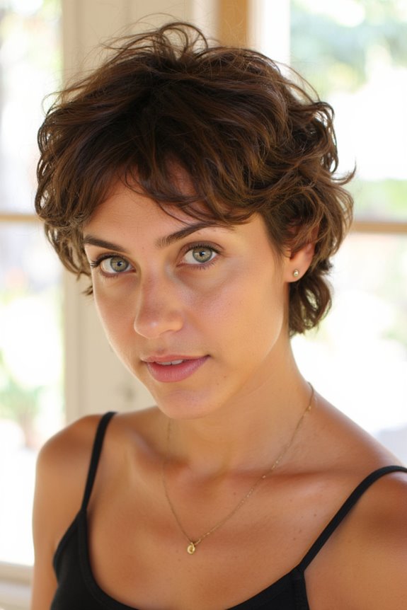 40+ Messy Short Hairstyles That Are Effortlessly Chic in 2025 124 choppy layered curly haircut