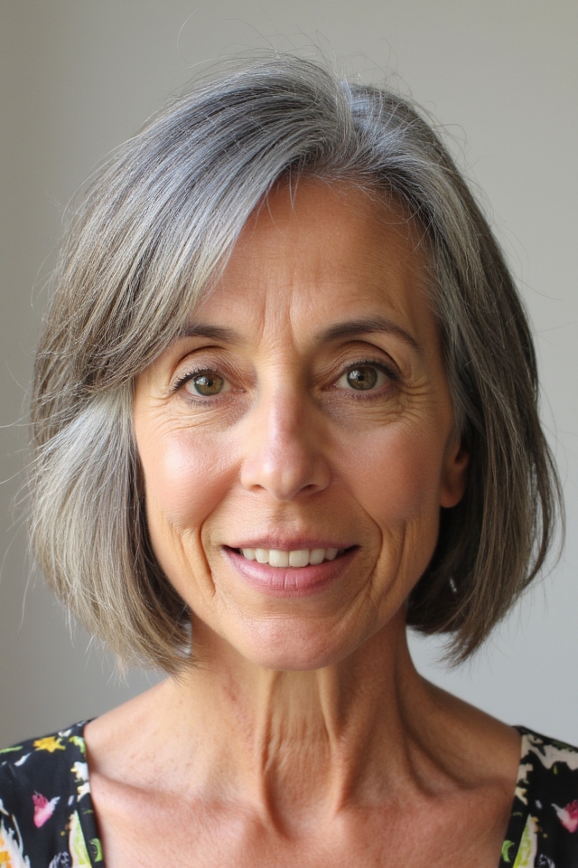 36+ Incredible Short "Choppy" Haircuts for Women Over 60 in 2025 31 choppy layered lob hairstyle