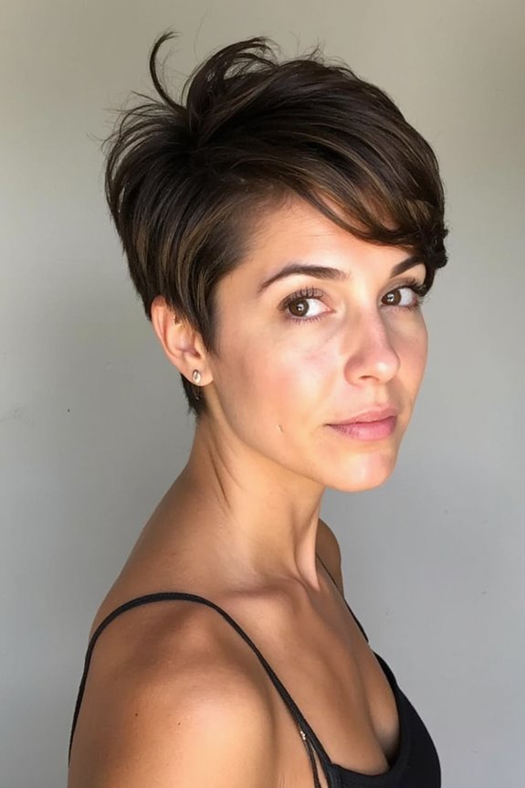 48+ Most Volumizing Pixie Cuts for Thin Hair in 2025 14 choppy layered pixie cut