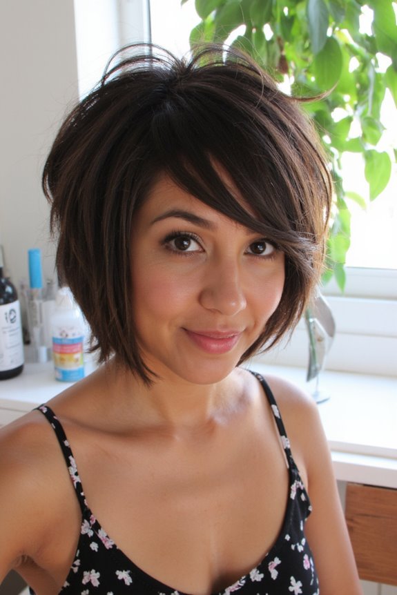 These 34+ Short Shaggy Bob Haircuts Are The On-Trend Look Right Now in 2025 4 choppy layers for bob