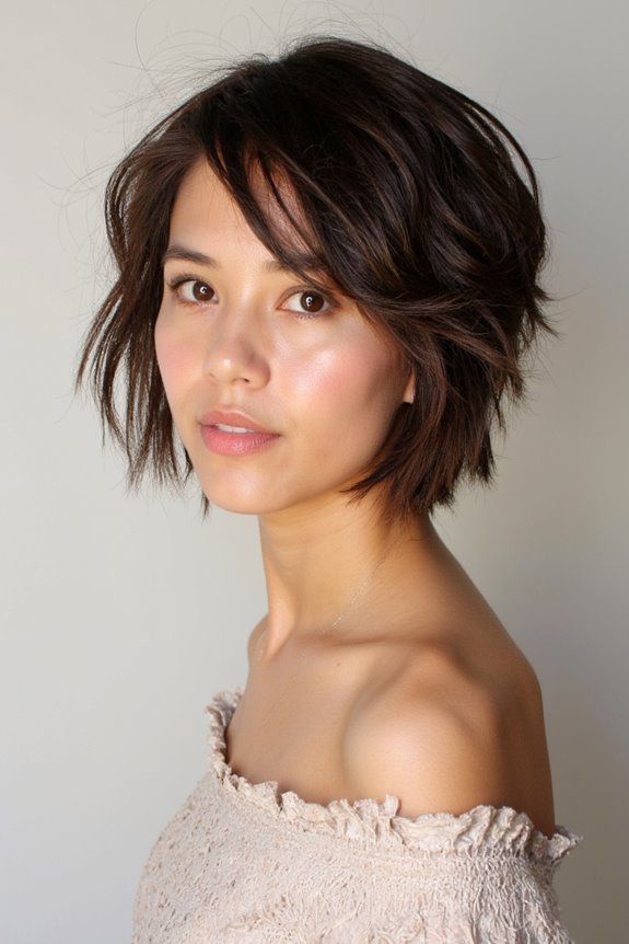 21+ Flattering Short Haircut Ideas for Full Faces to Look Thinner in 2025 47 choppy layers for short hairstyles