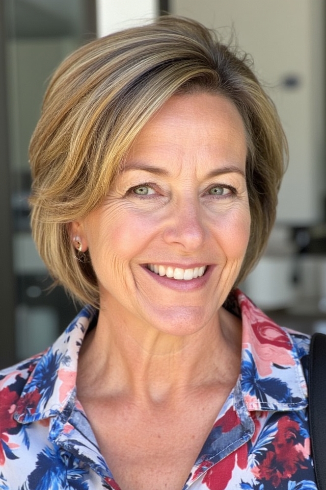 50+ Fabulous Short Haircuts Women Over 60 Are Getting in 2025 113 choppy layers with highlights