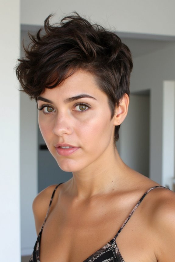 26+ Cutest Short Haircuts for Thick, Wavy Hair to Style More Easily in 2025 63 choppy pixie for wavy hair