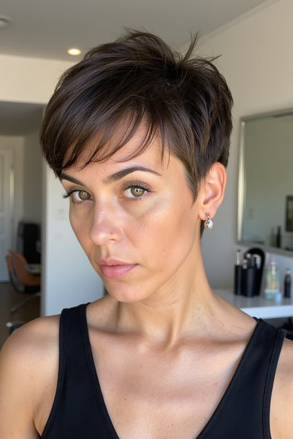 50+ Types of Choppy Pixie Cuts Women Are Asking for This Year 2025 46 choppy pixie tapered neck