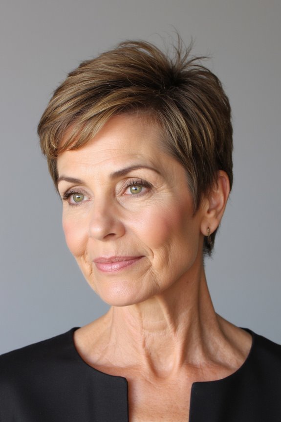 20+ Stylish Choppy Pixie Styles for Women 50 in 2025 47 choppy pixie with feathered layers