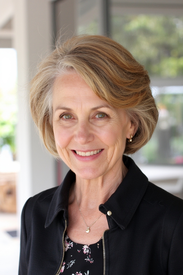 50+ Fabulous Short Haircuts Women Over 60 Are Getting in 2025 11 choppy short bob highlights