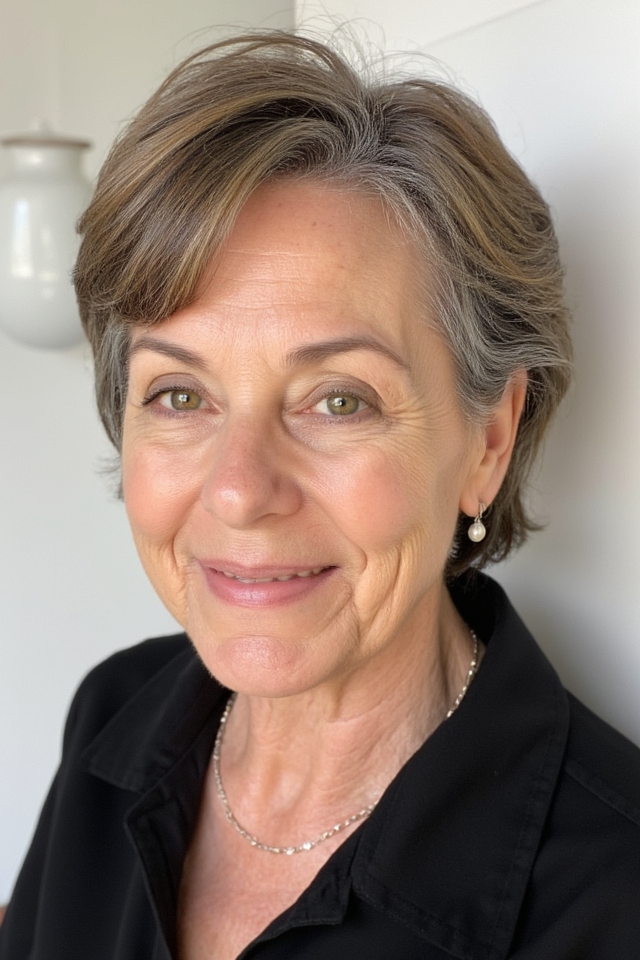 36+ Incredible Short "Choppy" Haircuts for Women Over 60 in 2025 77 choppy short hairstyle elegance