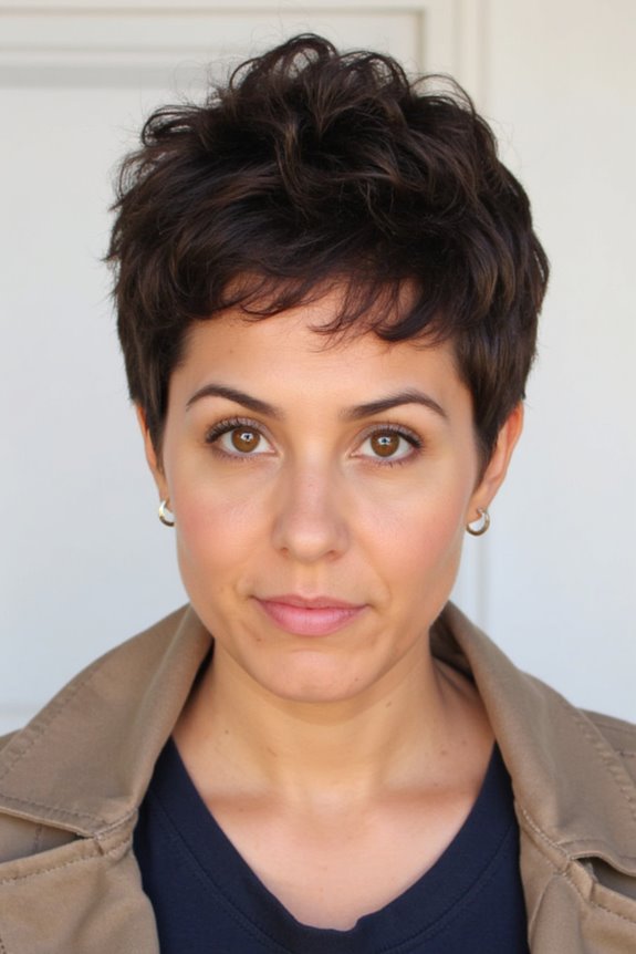 50+ Modern Short Choppy Haircuts Women Are Getting in 2025 20 choppy textured curly pixie