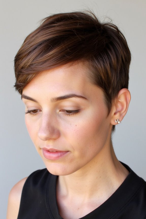 36+ Cutest Ways to Get a Pixie Cut With Highlights for a Dimensional Crop in 2025 78 cinnamon brown pixie highlights