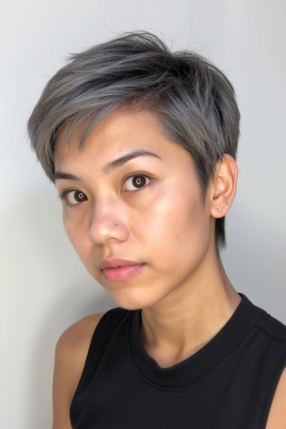 36+ Cutest Ways to Get a Pixie Cut With Highlights for a Dimensional Crop in 2025 62 cool ash pixie highlights