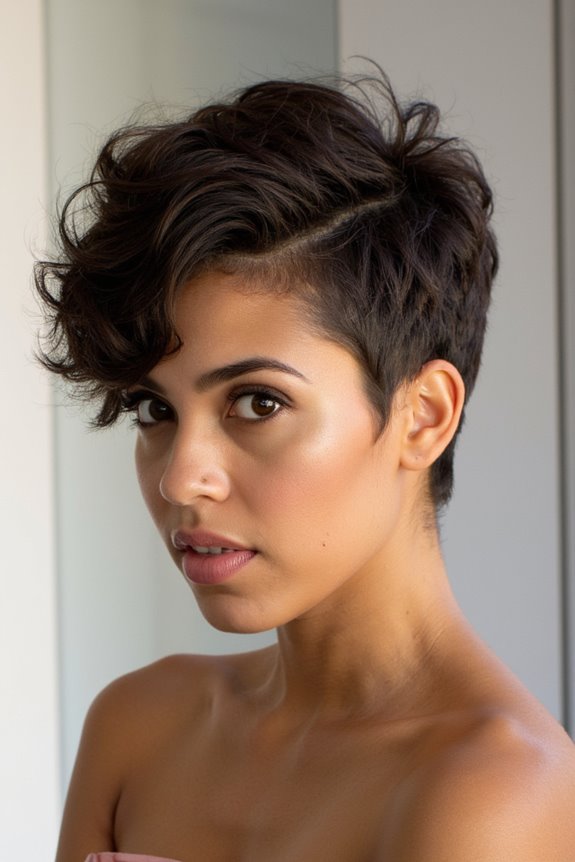 35+ Asymmetrical Pixie Cut Ideas That Make a Statement for 2025 11 curly asymmetrical pixie style