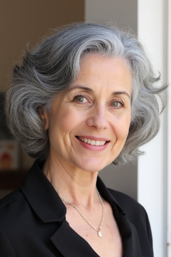 38+ Gorgeous Short Hairstyles for Women in Their 60S With Grey Hair in 2025 70 curly bob for mature women