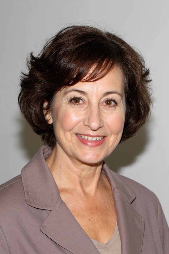 41+ Easy and Stylish Short Bobs With Bangs for Women Over 60 in 2025 18 curly bob with bangs