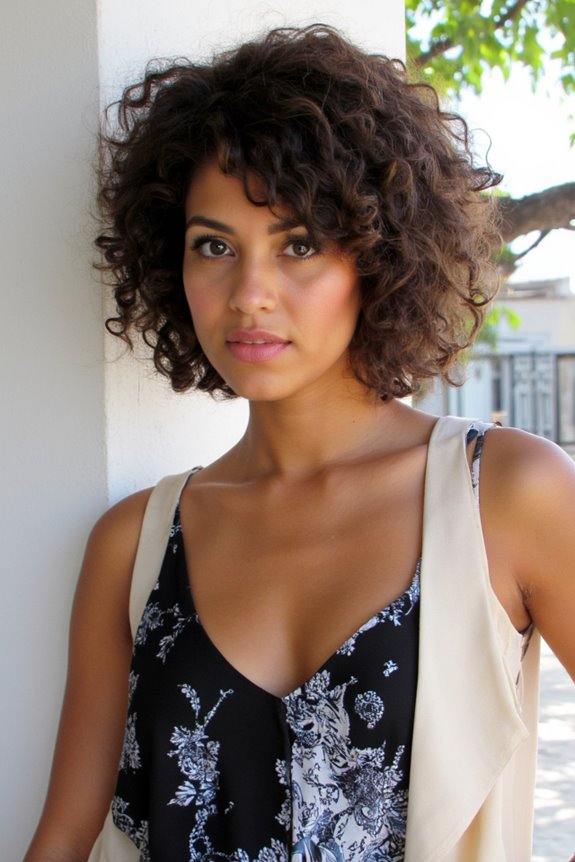 Top 22+ Short Inverted Bob Haircuts Trending in 2025 19 curly bob with texture