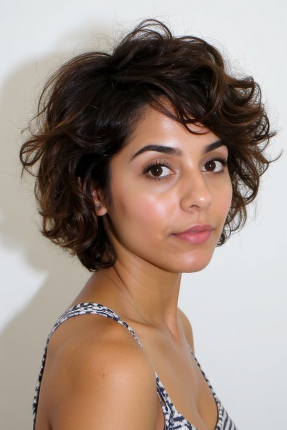 40+ Fantastic Short, Choppy Bob Haircuts for a Modern Look in 2025 27 curly choppy bob styling essentials