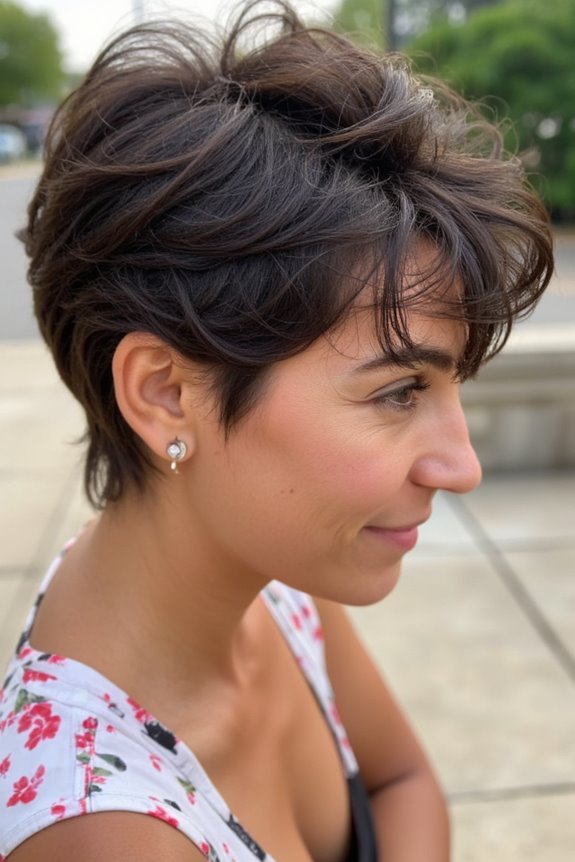 34+ Low-Maintenance Pixie Cuts That Are Still Super Cute in 2025 93 curly fringe pixie styling