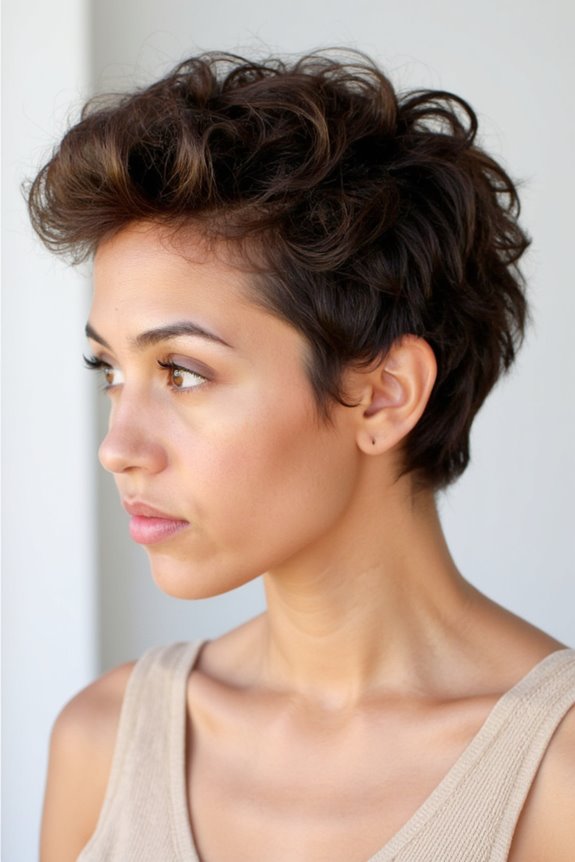 15+ Pixie Bob Haircuts for Thin Hair That Add Volume & Style in 2025 18 curly pixie bob volume boost