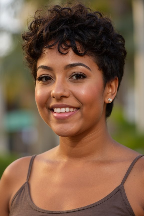 15+ Flattering Pixie Haircuts for Plus-Size Women in 2025 10 curly pixie cut care