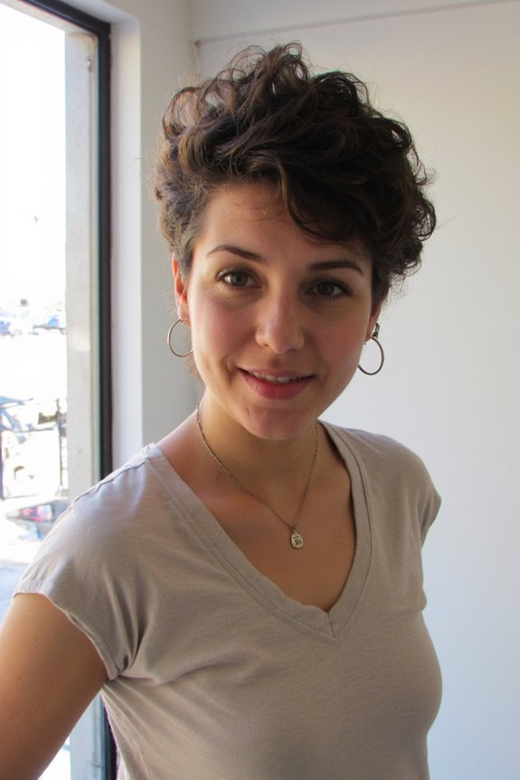 47+ Textured Pixie Cut Ideas for a Messy, Modern Look in 2025 15 curly pixie cut maintenance