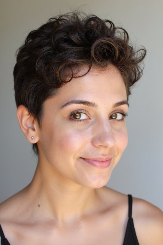 46+ Cute Short Haircuts for Short Hair Trending in 2025 17 curly pixie cut styling