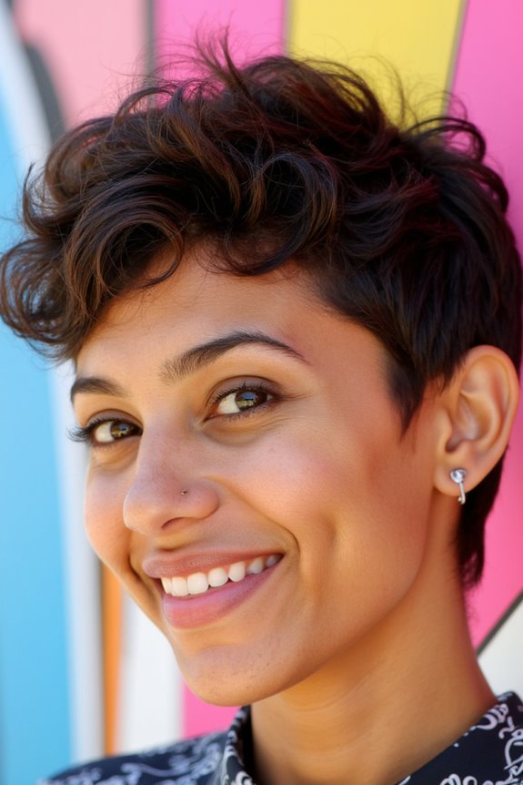 35+ Cutest Curly Pixie Cut Ideas & How to Choose A Flattering One 114 curly pixie cut volume tips