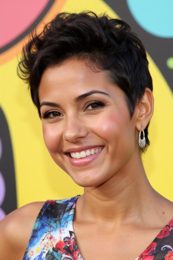 35+ Cutest Curly Pixie Cut Ideas & How to Choose A Flattering One 93 curly pixie for round faces