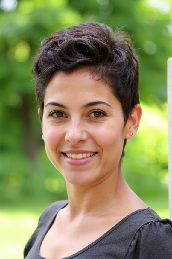 35+ Cutest Curly Pixie Cut Ideas & How to Choose A Flattering One 98 curly pixie for square faces