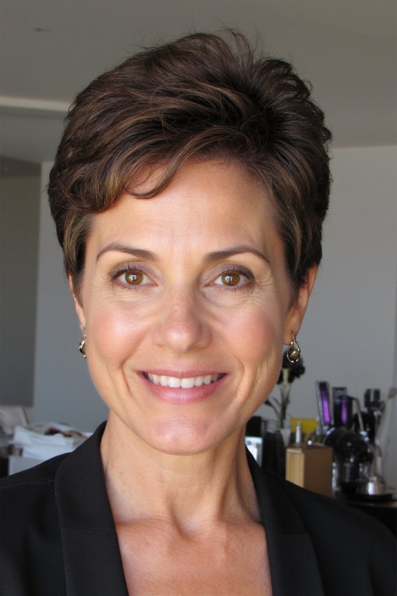 15+ Youthful Pixie Shag Haircuts for Women Over 50 in 2500 14 curly pixie shag volume