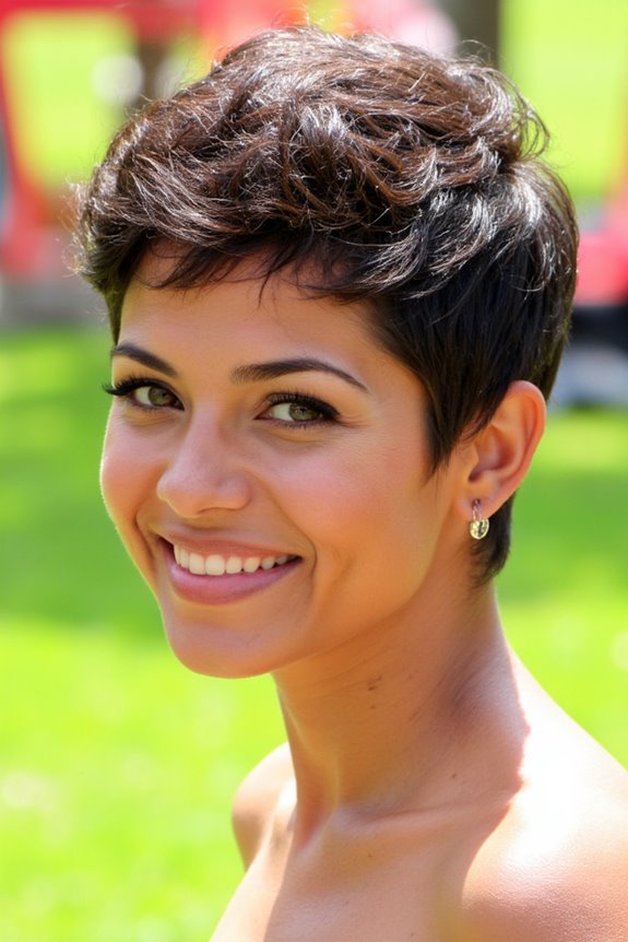 35+ Cutest Curly Pixie Cut Ideas & How to Choose A Flattering One 73 curly pixie side part