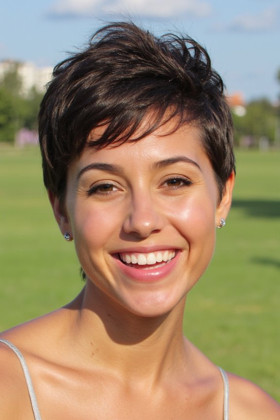 35+ Cutest Curly Pixie Cut Ideas & How to Choose A Flattering One 81 curly pixie with fringe