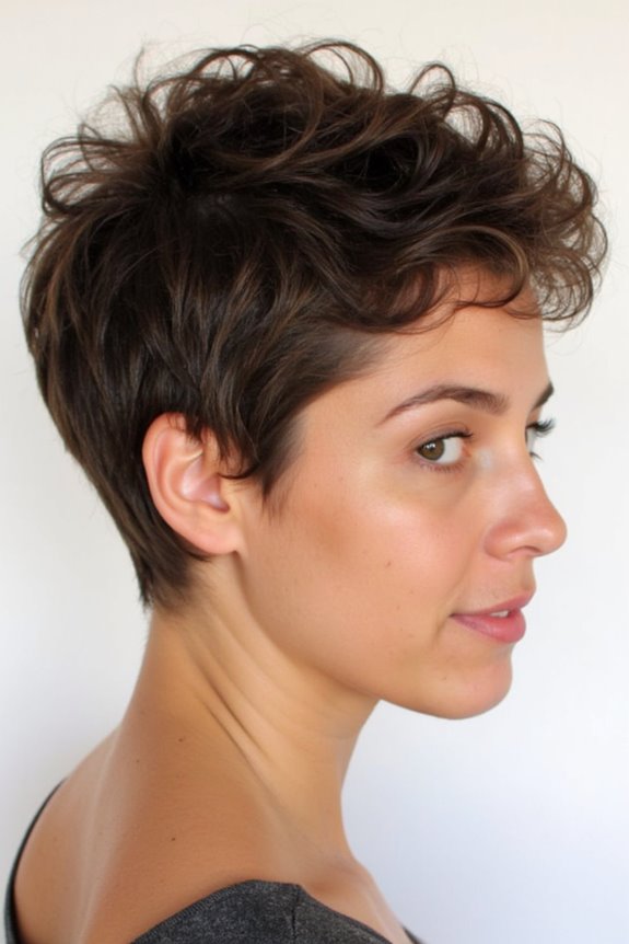 26+ Cutest Short Haircuts for Thick, Wavy Hair to Style More Easily in 2025 74 curly pixie with texture
