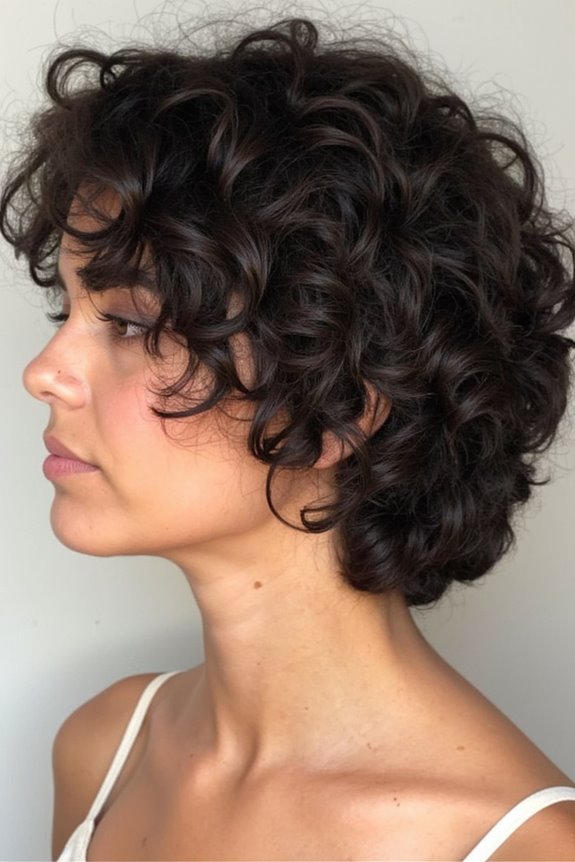 16+ Amazing Examples of Short Dark Brown Hair in 2025 19 curly short dark brown hairstyle