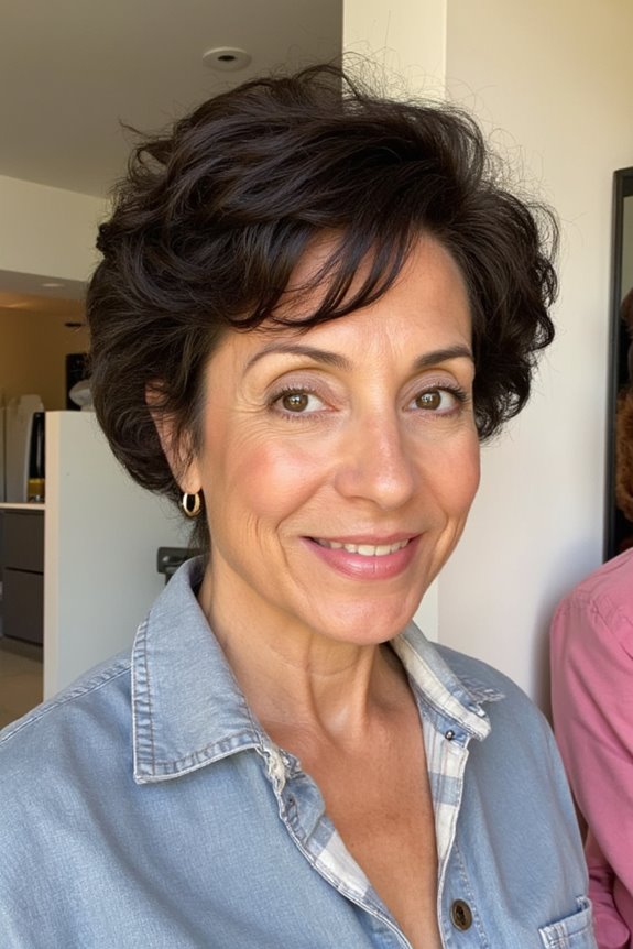 46+ Sexiest Short Hairstyles for Women Over 40 in 2025 19 curly short shag empowerment