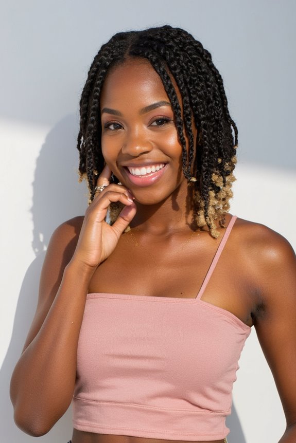 22+ Best Short Box Braids You Have to See in 2025 22 curly tips for braids
