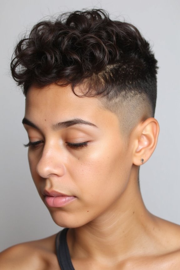50+ Types of Undercut Pixie Cuts & How to Rock It Best in 2025 130 curly top shaved sides