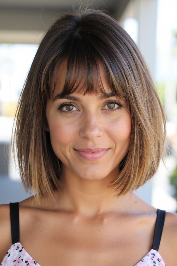 37+ Best Ways to Wear Curtain Bangs With Short Hair in 2025 48 curtain bangs short bob highlights