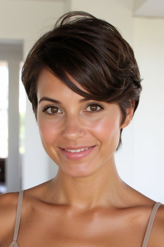 The 50+ Best Pixie Cuts for Thick Hair to Be More Manageable in 2025 59 deep side part pixie