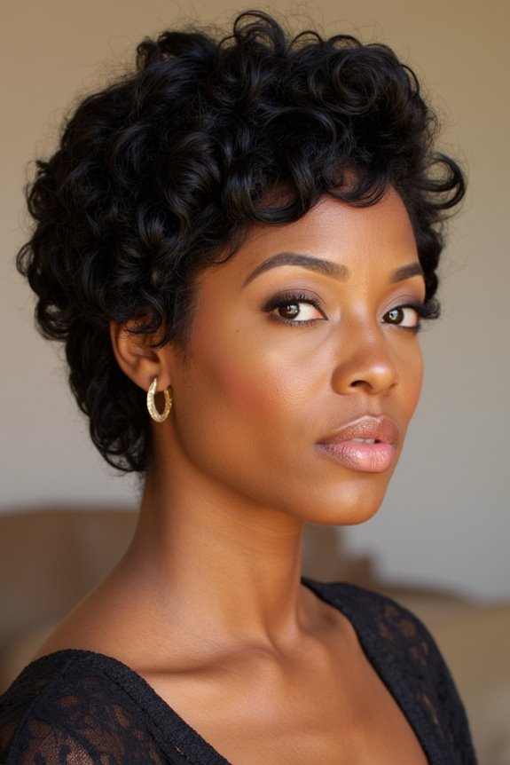 28+ Hottest Short Weave Hairstyles for Black Women in 2025 41 defined curls for short weaves