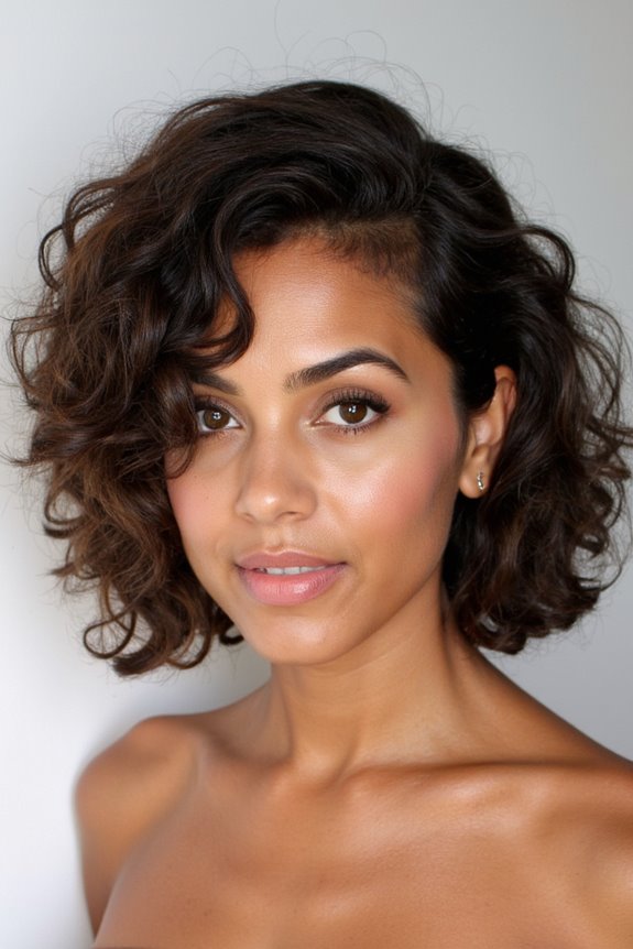 47+ Trendy Short Bob Haircuts & Hairstyles Women Are Getting in 2025 91 defined curls vibrant texture