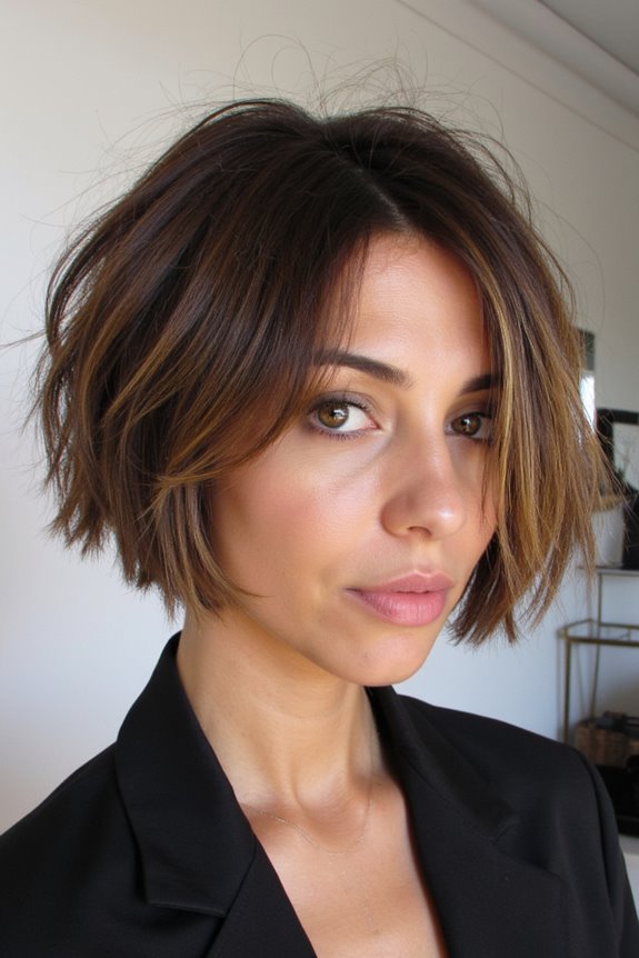 25+ "Shattered Bob" Haircuts to Totally Get in 2025 51 dynamic graduated layers hairstyle