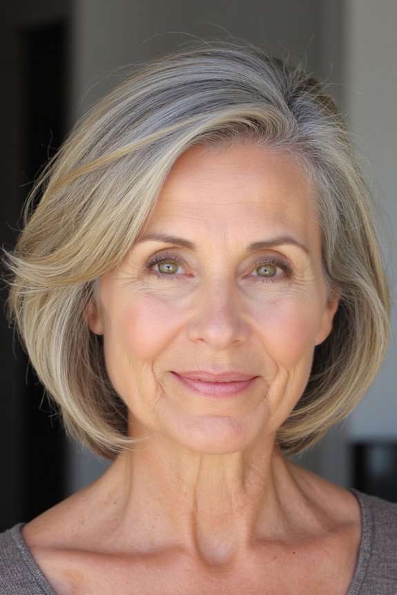 15+ Stylish Short Bob With Bangs Ideas for Older Women in 2025 10 dynamic layered bob hairstyle