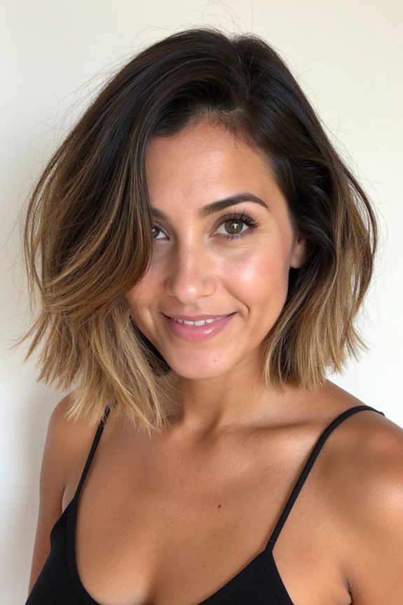 26+ "Bouncy Bob" Haircuts Women Love Having for 2025 54 dynamic ombre bouncy bob