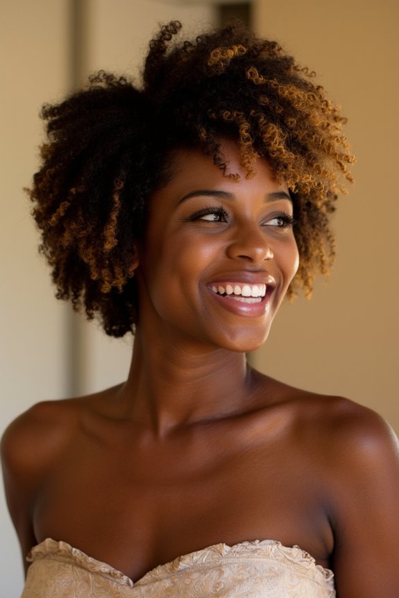 40+ Incredible Short Hairstyles for Black Women in 2025 143 dynamic short fro highlights